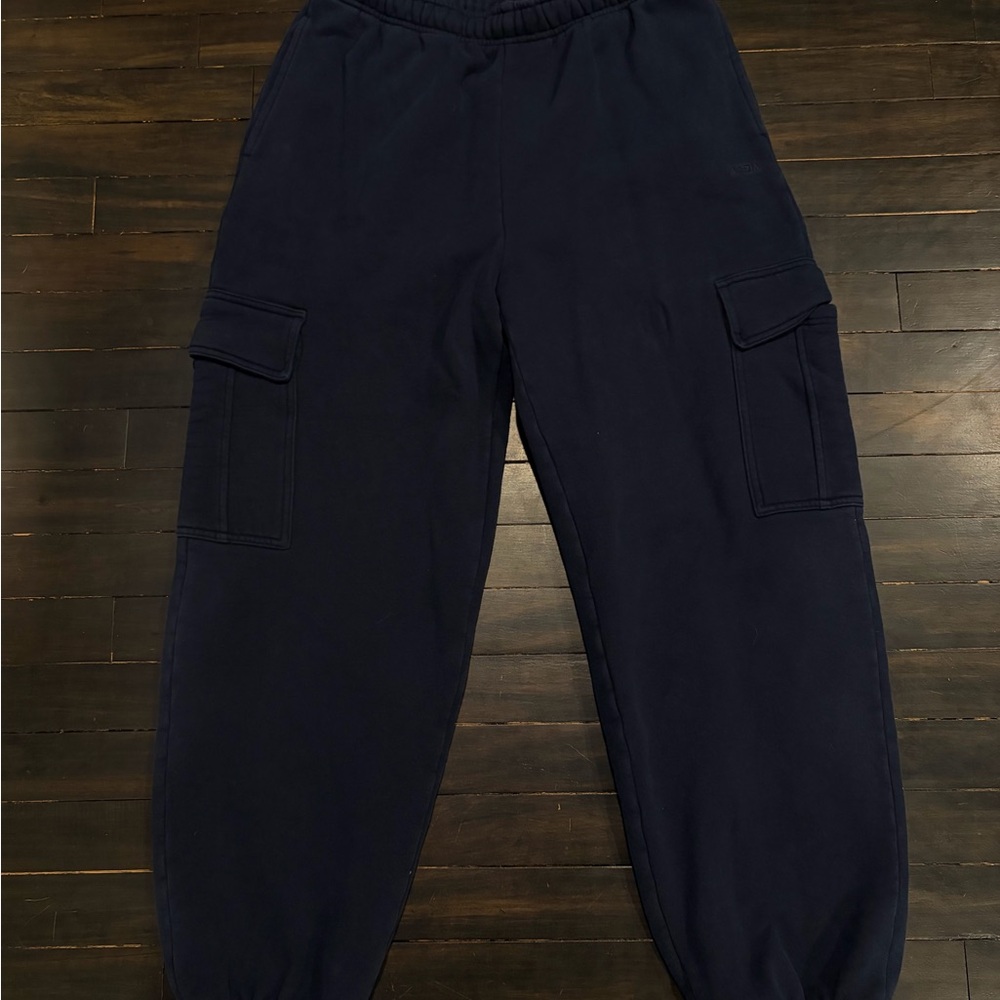 Aritzia Dark Blue Cargo Pants for Men
